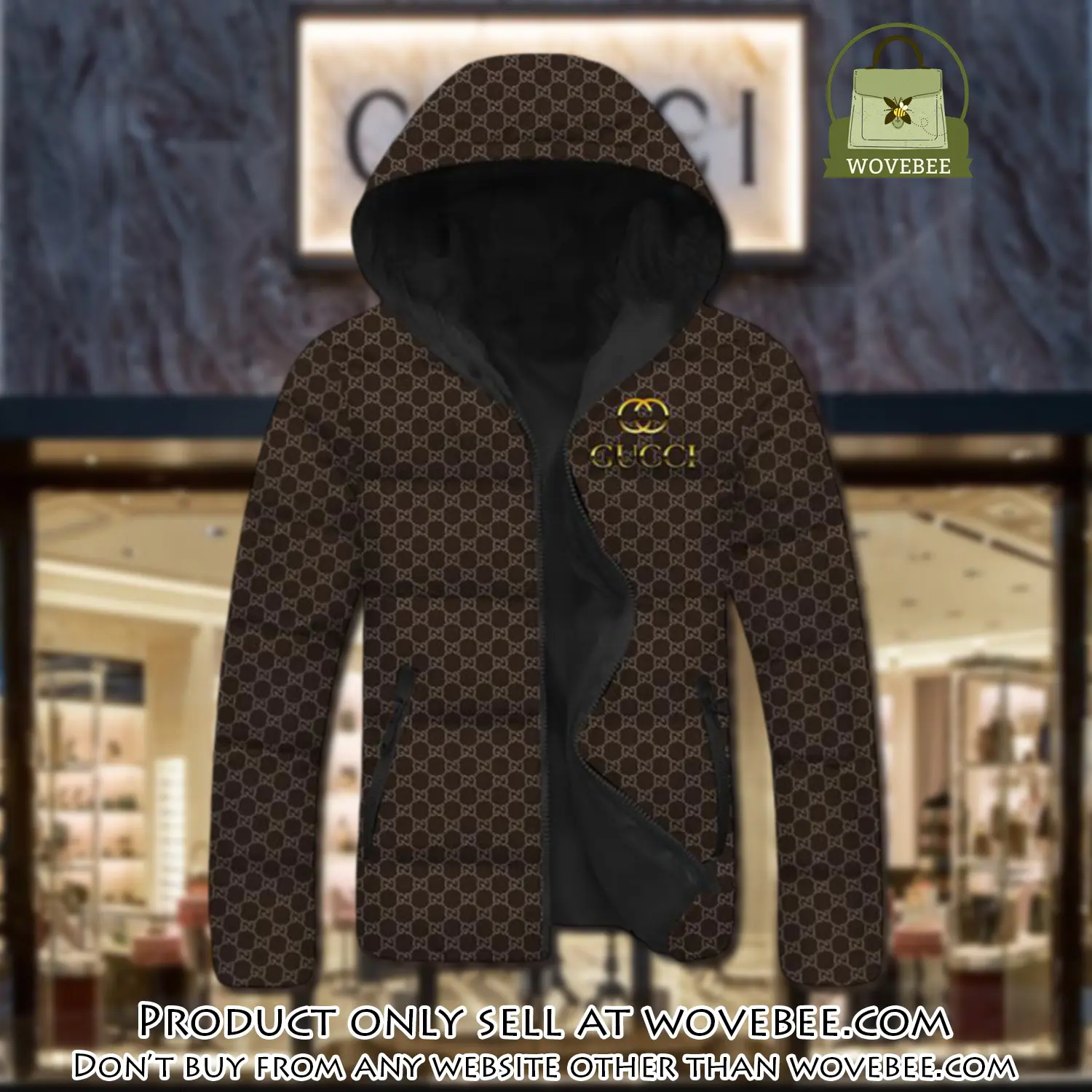 Gucci downfilled coat ultralight down jacket outdoor jacket warm outwear dfj1005 wvb0808456